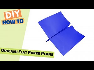 How to Make a "Flat" Paper Airplane That Flies FAST & STABLE! | Easy Origami + FREE PDF