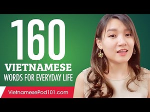 160 Vietnamese Words for Everyday Life - Basic Vocabulary #8