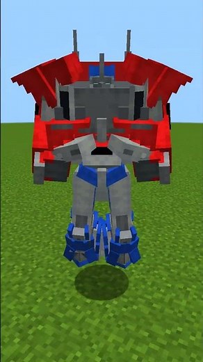 New Transformers mod in Minecraft