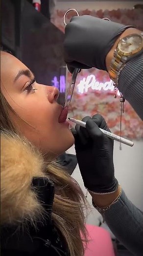TONGUE PIERCING! 👀 Full process!