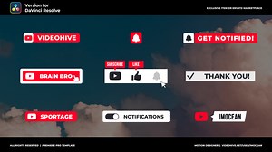 Subscribe Buttons | DaVinci Resolve