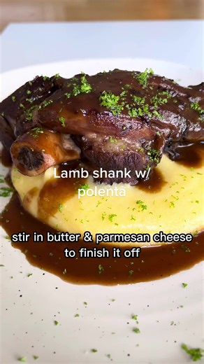 Delicious Lamb Shanks with Polenta: A Textural Masterpiece