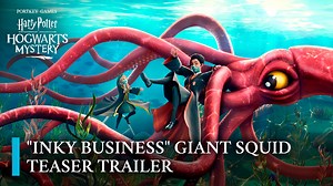 Help Hagrid get to the bottom of this inky business, in a new Special Adventure featuring the Giant Squid! Play now: bit.ly/Play-HPHM | Harry Potter: Hogwarts Mystery