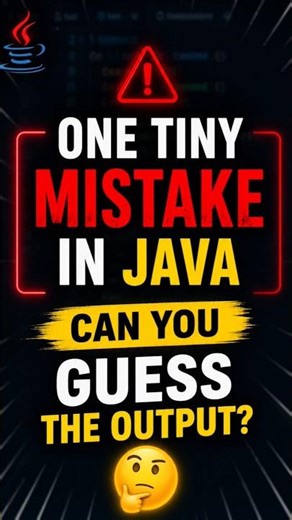 Java Guess The Output Challenge 🔥 Predict the Output Before Running the Program 😈 #java