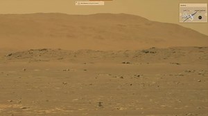 883K views · 3.3K shares | The Ingenuity helicopter completed its first flight on Mars on April 19, 2021. See the first image and video acquired by NASA from the flight. (edited) | Space.com | Facebook