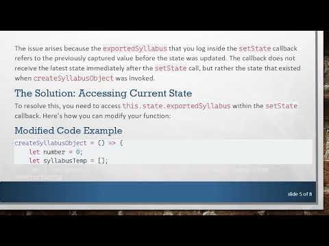 Why You Can't Get Updated Values in setState Callback in React JS