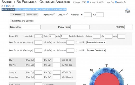 The science behind Barrett Universal II formula