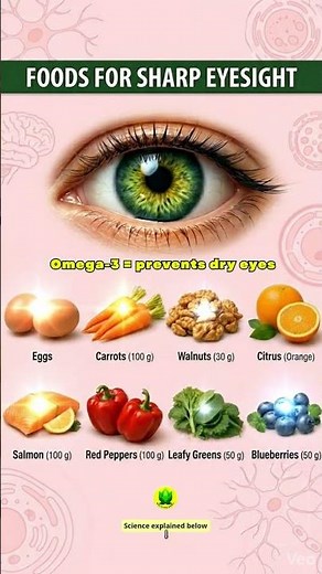 👀 Golden Nutrients for Bright Healthy Eyes (Don’t Ignore This)