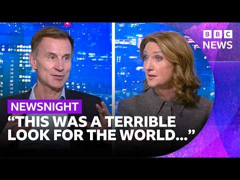 "Don't make the same mistake we did" | Jeremy Hunt on the risks of changing PM & British "gloom"