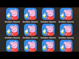 Peppa Pigs Golden Boots (iOS & Android) - Walkthrough,Review - English Cartoon Game Episode