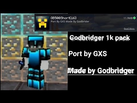 Godbridge 1k pack[16+32]PvP texture pack|MCPE|MC Bedrock