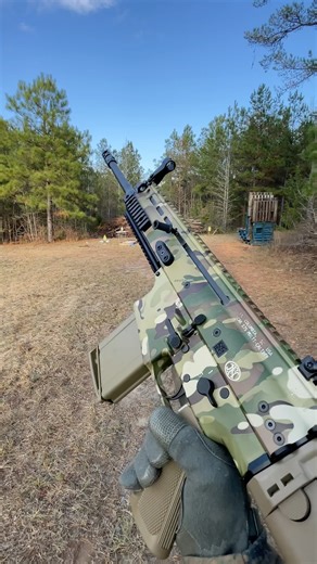 💥 FN SCAR 17S Multicam Inspection and Test Fire (Non-Reciprocating Charging Handle)