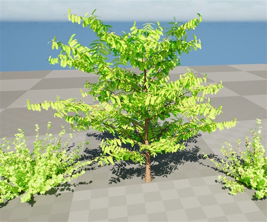 ArtStation - Lush Flander Gooseberry Bush | Game Assets