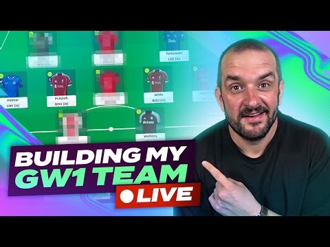 BUILDING MY FPL GAMEWEEK 1 TEAM ✅ | Fantasy Premier League Tips 2025/26