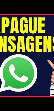 COMO APAGAR MENSAGEM DO WHATSAPP PARA TODOS #W04