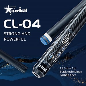 CRICAL Carbon Fiber Pool Cue Stick 58" Billiard Cue Sticks Professional Low Deflection Pool Sticks with 3/8 * 8 Pin Joint