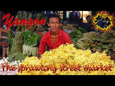 Myanmar 74 Yangon The sprawling street market