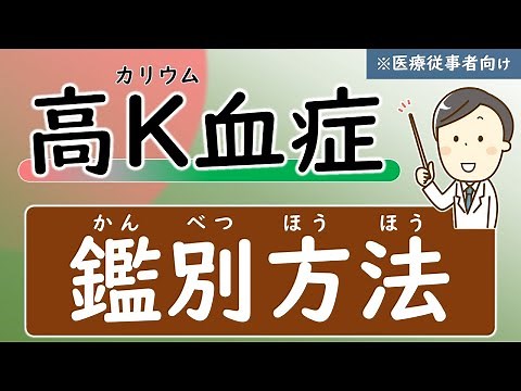 (第14回)高K血症を鑑別しよう【高カリウム血症】【腎臓内科医が解説】