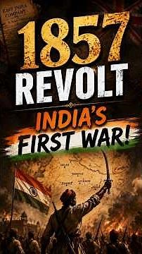 India's First War of Independence Explained in 60 Seconds