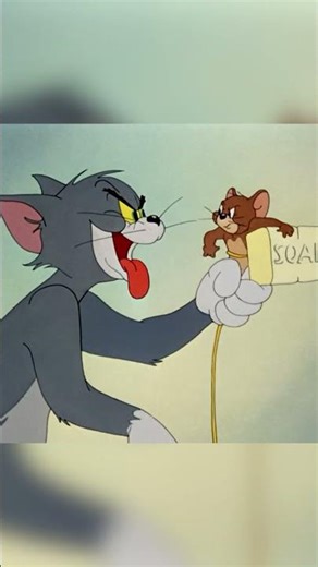 Jerry vs. Tom’s BIG Mouth! 🧼🤣 #TomandJerry #ClassicCartoons #Cartoonito #shorts