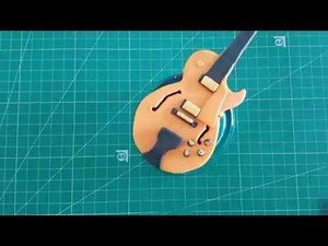 How to make a fondant electric guitar?