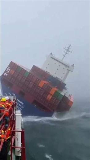 North sea view cargo ship 🚢🚢⚓