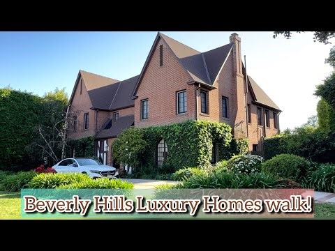 Walking Through Beverly Hills’ Most Elegant Street | Luxury Homes & Peaceful Neighborhood🎧