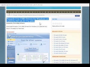 Pinnacle (710-USB) Drivers for Windows 10 (32bit|64 bit) 14.33.100.2193