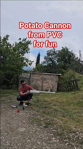 Build a Potato Cannon from PVC for fun #DIY