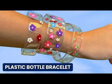 DIY Plastic Bottle Bracelet Using POSCA Pens