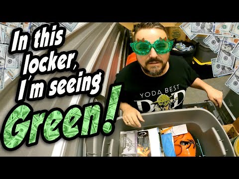 Everything is looking green in this locker! Maybe that's because we're seeing the profits come out.