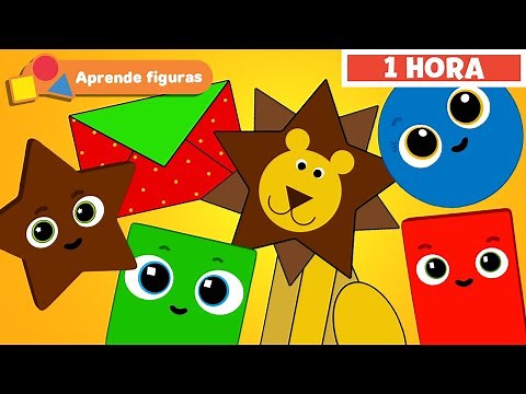 Aprende formas geométricas | Estrella | Rectángulo | Círculo y más | 1 Hora | Mi Primera Universidad