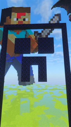 Fake VS Real Portals Minecraft #minecraft