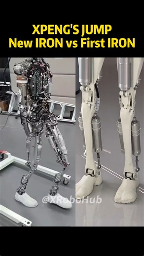 RoboHub on Instagram: "🔥🤖 New IRON’s 82DOF Body Moves Like Human — Waist, Knees & Shoulders Upgraded! #robotics #humanoidrobot #xpeng #ironia"