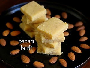 Badam Burfi Recipe | Almond Burfi with Tips & Tricks