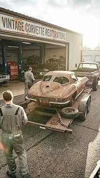 1963 Chevrolet Corvette C2 Full Restoration – From Classic to Luxury Masterpiece #detailing #restor