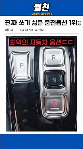 최악의 자동차 옵션ㄷㄷ