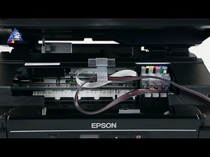 Установка СНПЧ с Т-образной планкой на Epson XP-300