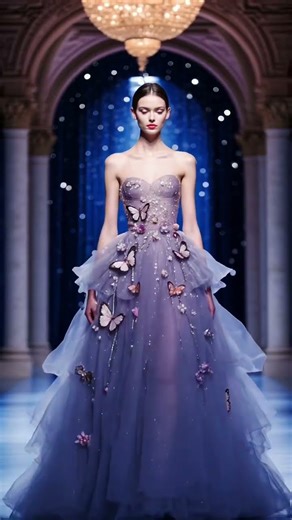 Beautiful and elegant #fashion#dress #gown #High-end Customization