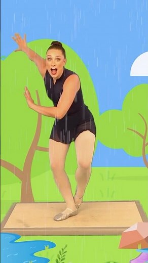 Jump Over Puddles With Me! ☔️ | Fun Kids Activity