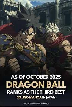 Dragon Ball Becomes Japan’s 3rd Best-Selling Manga of 2025 | Timeless Anime Power! 🔥🇯🇵