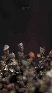 Magnet vs iron powder up close #urday #macro #closeup