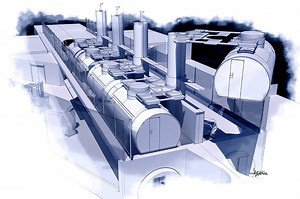 What the Futuristic Interior of a Finished Hyperloop Train Could Look Like