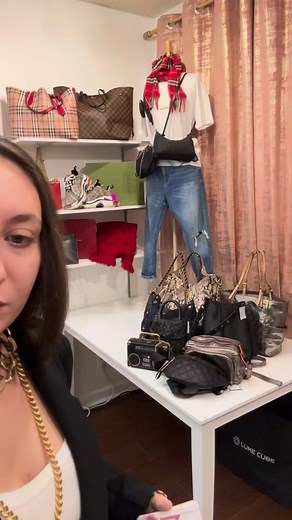 It’s Monday night, ladies! 👜✨ Very big consignment day today! — it’s Sam’s Monday Night Shopping Video! 🎥 Tonight’s all about the newest handbags and statement pieces from our latest consignment drop — just in time for Halloween weekend and the start of holiday season prep! The boutique is brimming with incredible finds, and we go live every Monday Thursday at 8PM — don’t miss tonight’s treasures! Tap to shop or stop by Lucky Finds Boutique — where the finds are always frightfully fabulous thi