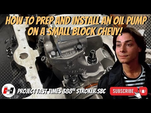 Crucial Step! How to Prep and Install an Oil Pump on a Small Block Chevy! #howto