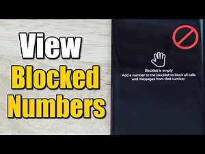 How to View Blocked Numbers on Android Phone (100% Working)