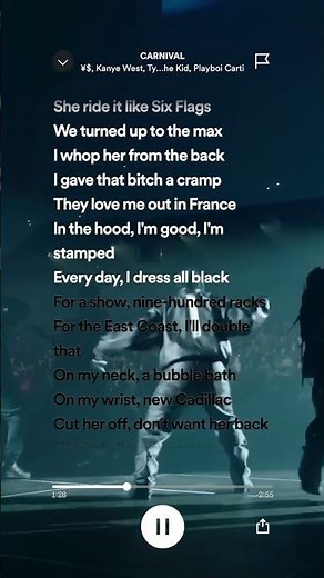 🎠 ¥$, Kanye West & Tydolla$ign ft PlayBoi Carti & Rich The Kid ‘Carnival’ Lyrics #Shorts