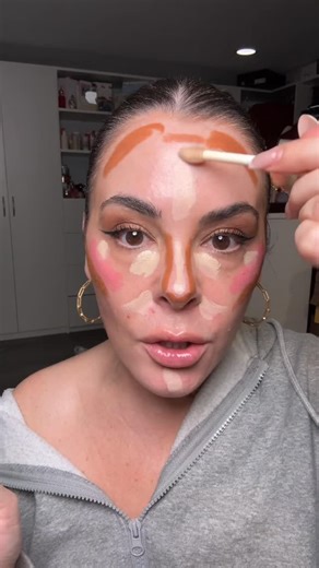 Erica Taylor on Instagram: "Blotchy blush and bronzer - you may want to try underpainting for an easy technique to blend. It’s not a tattoo so try different techniques and have fun!! #underpainting #makeuptechniques #makeupover40 #makeup #easymakeuptutorial #makeuptutorial #matureskinmakeup #makeuptechniques #mua"