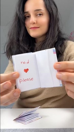 DIY Tiny Notebook 💕✂️ #Shorts