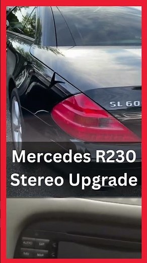 Mercedes R230 Stereo Upgrade - Install Bluetooth to MBZ SL Class